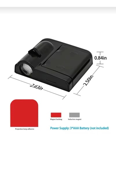 HOT POWER 2 Adet Kapı Kanat led Pilli motor ve araba için uygun