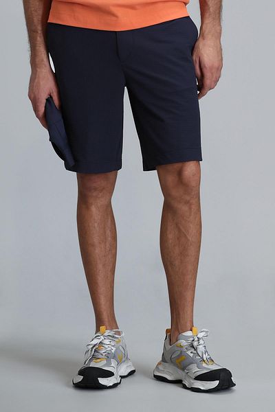 Lufian Pantaloni scurți chino pentru bărbați, albastru marin Daniel Sports