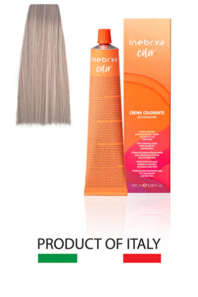 Inebrya Color Profesyonel Saç Boyası 8/13 – Açık Sarı Küllü Altın 100 ml