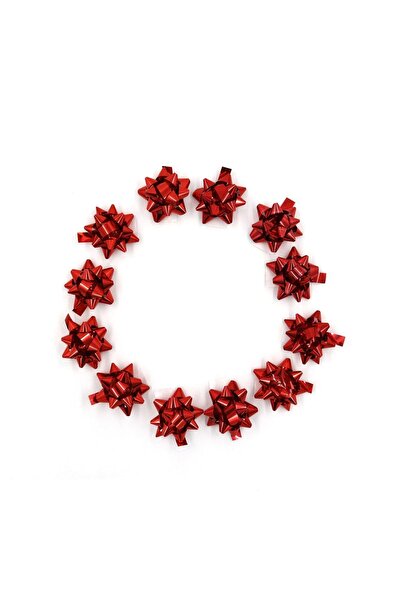repro design Red 4.5 cm Adhesive Bow Ornament – Pack of 25