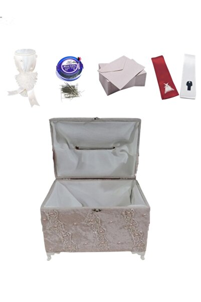 Hasret Çeyiz Zarf Takı Sandığı Damat Nişan Bohça Gelin Sandığı