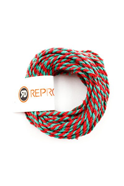 repro design حبل تغليف هدايا بلونين أحمر وأخضر (حبل تغليف هدايا رأس السنة) 10...