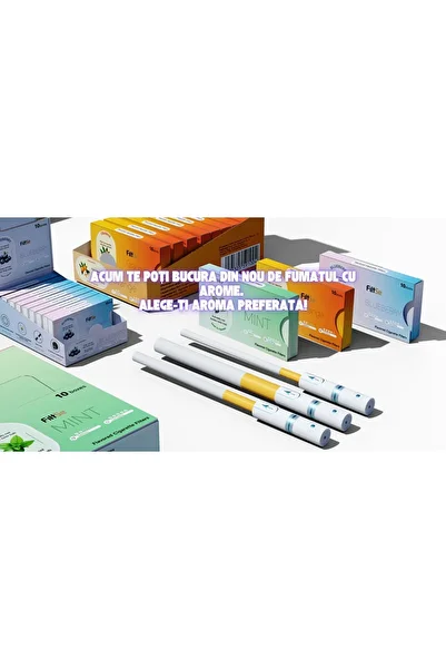 OEM Set of 10 Cigarette Filters – With Flavored Capsules, Reduce Tar, Blueberry Flavor