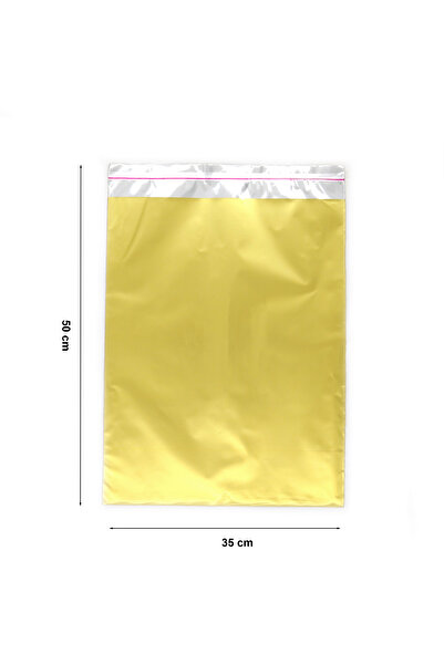 repro design 35x50 луксозен подаръчен пакет с матово метализирано покритие и златни ленти (10 броя)