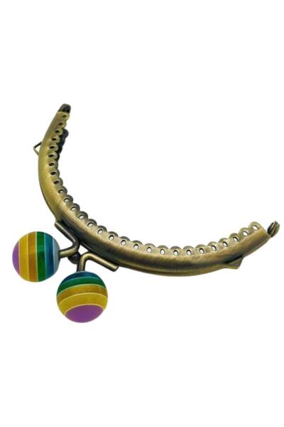 angel çanta aksesuar Angel Çanta Aksesuar 10.5 cm Renkli Şeker Başlıklı Cüzda...