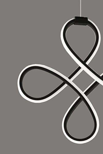 Luna Lighting Yonca Modeli 2025 COLLECTİON Salon Mutfak Banyo Yatak Çocuk Odası Modern Siyah Led Avize