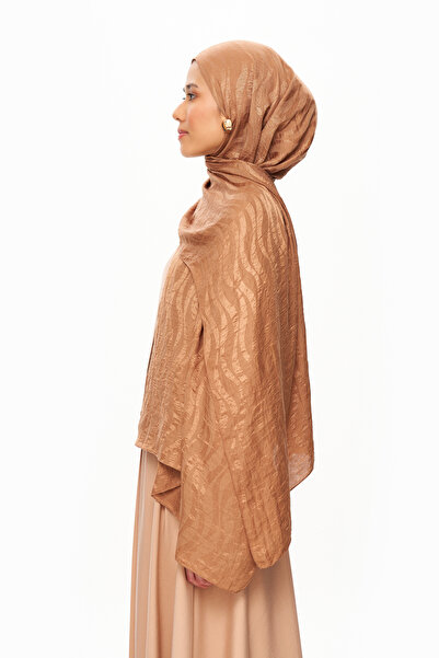 MOISCARF Σάλι Sable Drift Premium Jacquard μουσταρδί