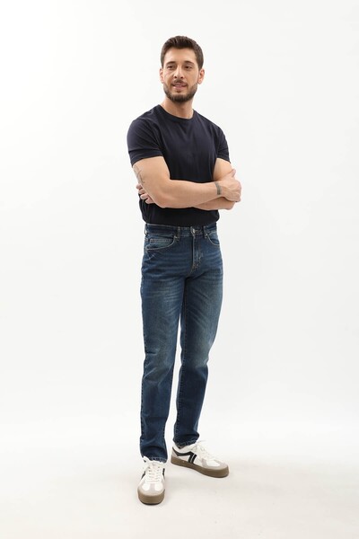 Bluewhite Ανδρικό κανονικό τζιν παντελόνι