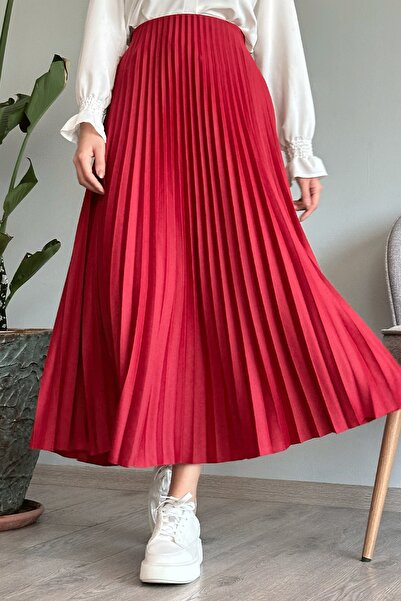 InStyle Redős bordó szoknya