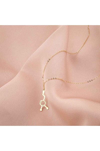 Bijuteria SORELLY Lant Aur 14k Formula Chimica Dopamina - Placere