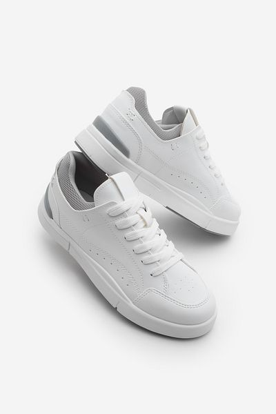 Marjin Women's Sneaker Lace-Up Sports Shoes Tefze Gray
