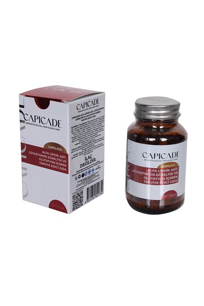 Capicade كابيليجو مكمل غذائي يحتوي على حمض ألفا ليبويك، لوكيتوموس إيجليبيت وجلوتاثيون 30 قرصًا