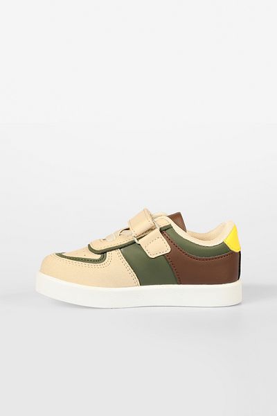 Vicco Sam Model Lighted Baby Boy and Kids Sneakers Khaki Sneakers