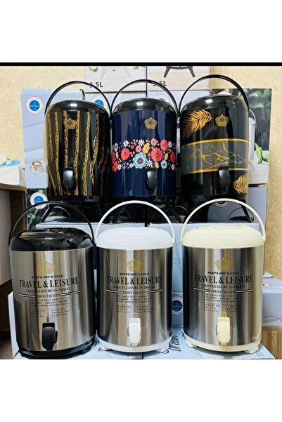 TACCO 9.5 Litre Su Termosu Paslanmaz Çelik 12 Saat Soğuk – 3 Saat Sıcak | Kam...