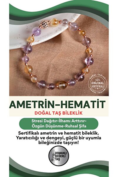 OSMANLI DEĞERLİ TAŞ سوار من الأحجار الطبيعية من الأمترين والهيماتيت معتمد 6-8...