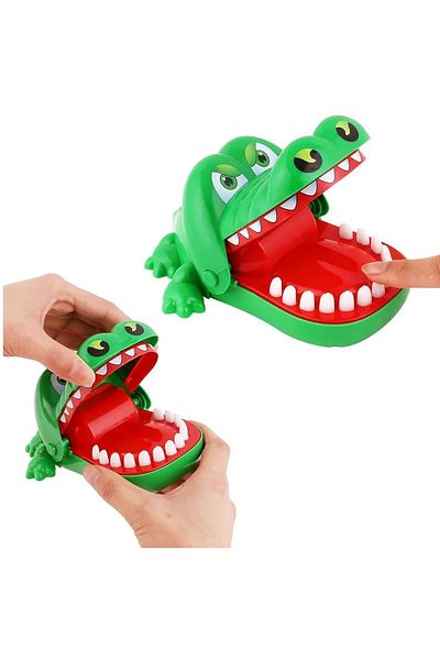 hak-iş oyuncak Crocodile Dentist Kids Board Game, Crocodile Biting Finger Games Fun Toy