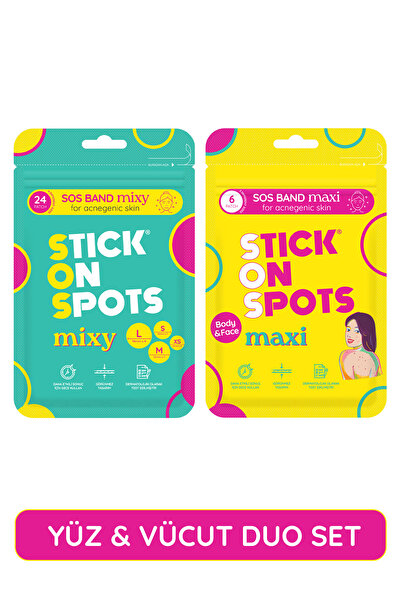 Stick On Spots Maxi-mixy: Yüz & Vücut Duo Set