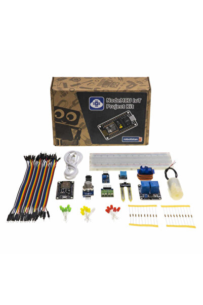 Robotistan NodeMCU IOT Proje Geliştirme Seti - Arduino IDE ile Programlanabilir (E-Kitap Hediyeli)