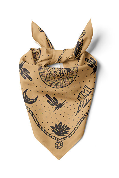 D scarf Bandana din bumbac