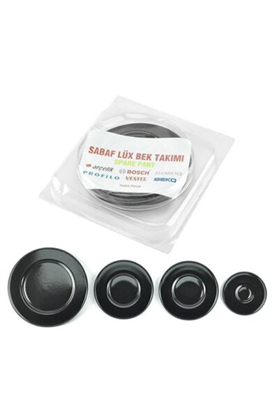Universal 4 Parça Tüm Marka Ve Modellere Uyumlu (PROFİLO-BOSCH-SİEMENS UYUMSUZ) Ocak Bek Şapkası Takımı