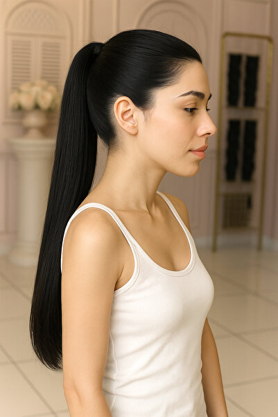 LOLLY PONY Fiber Synthetic Ponytail with Gripper Buckle