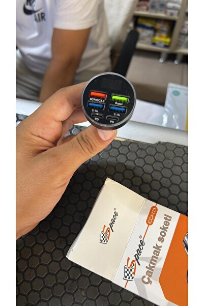 Space USB ve TYPE-C HIZLI ŞARJ ÇAKMAK SOKETİ
