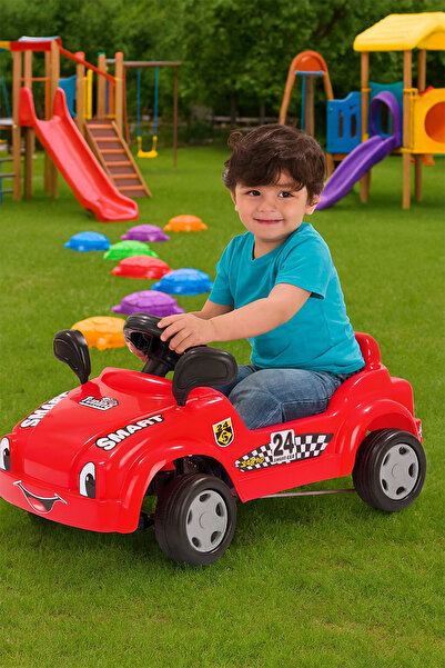 GÜÇLÜ Pedallı Araba 4 Tekerli Çocuk Bisikleti 84 X 48 Cm