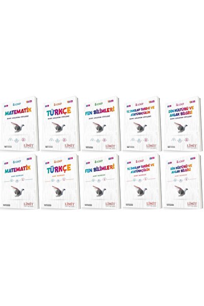 Limit Yayınları Limit 8. Sınıf Matematik + Türkçe + Fen + İnkılap + Din Konu ...