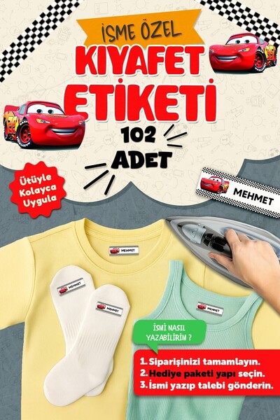 MSticker Kıyafet Etiketi - Okul Kıyafetlerine Kişiye Özel 30 Saniyede Kolay U...