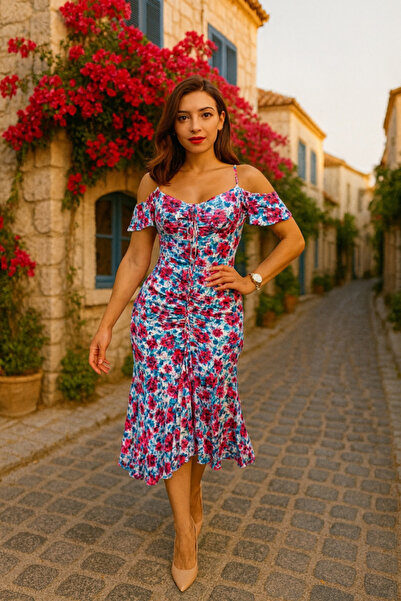 JANES Ružičasta haljina model 6410