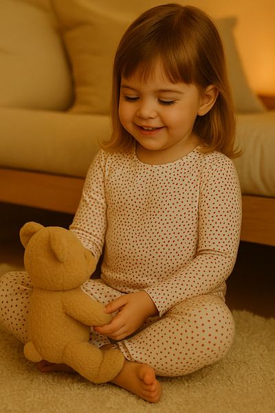 cimcim baby Spotted Baby Girl Kids Gift Pajama Set 0-3 Years