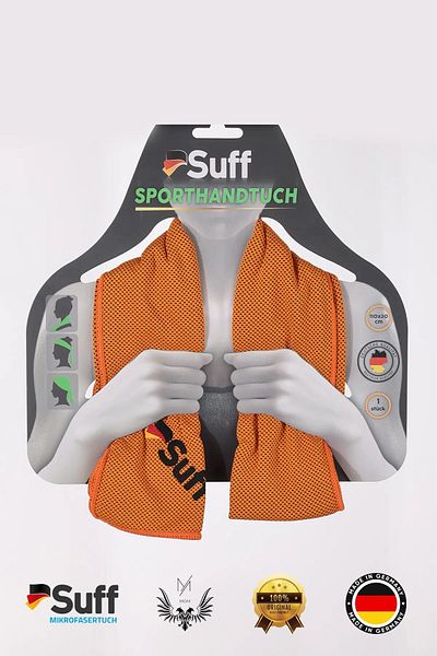 Suff Athlete Cooling Towel 110X30Cm Super Absorbent - Shock Dry (1 Pc)