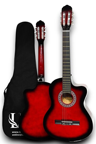 Furia CG-3901RD Klasik Gitar 4/4 Sap Ayarlı Kesik Kasa Full Set