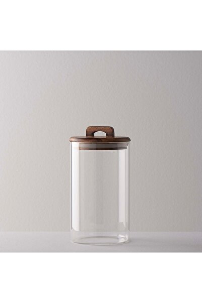 Linens Handle Cam-Akasya Kapak 1000 ml 10x10x19 cm Kavanoz