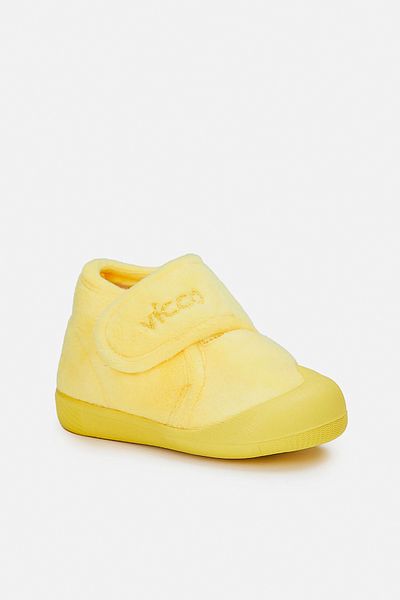 Vicco Comfortable Yellow Slippers for Unisex Children and Baby - Color Basic Model