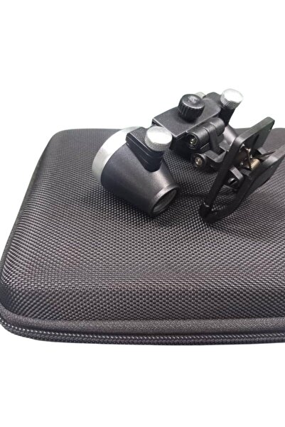 barishan medikal Doctor Magnifying Glasses over Glasses Clip 3.5X420 Black Metal Rim Compatible with All Glasses Changing Pupil Mes