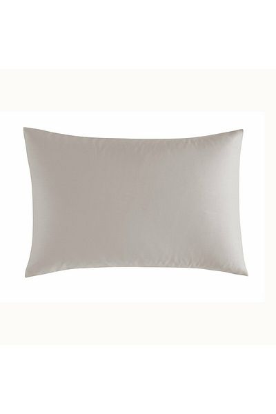 Linens Mix&Match Cotton Satin 2-Piece Standard Pillowcase Set Stone
