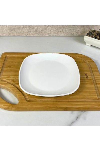 INNOX 18cm Polycarbonate Sweet Oval Square Serving Plate