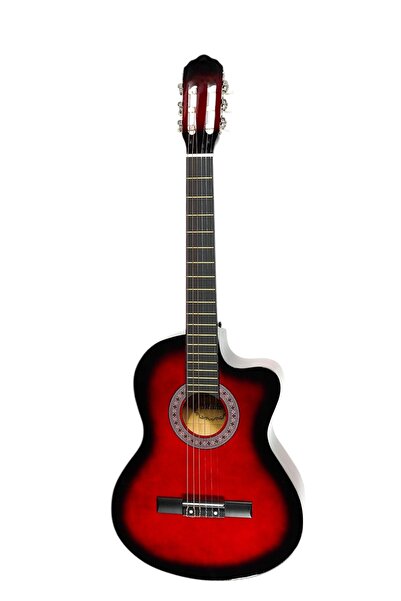 Furia CG-3901RD Klasik Gitar 4/4 Sap Ayarlı Kesik Kasa Full Set