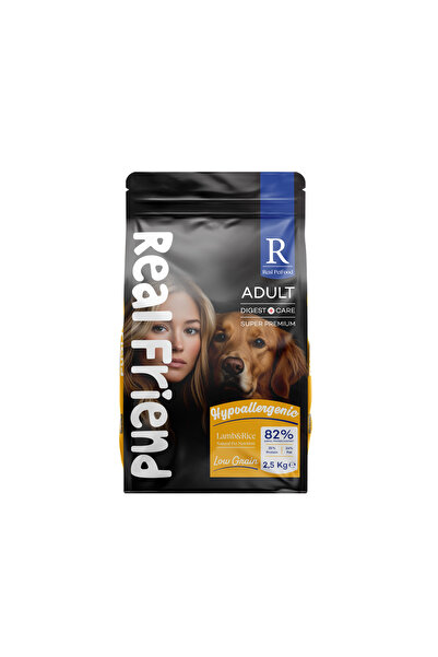 Real Friend Yetişkin Köpek Maması Kuzu Etli & Pirinçli-Adult Dog Food With Lamb & Rice 2,5 Kg