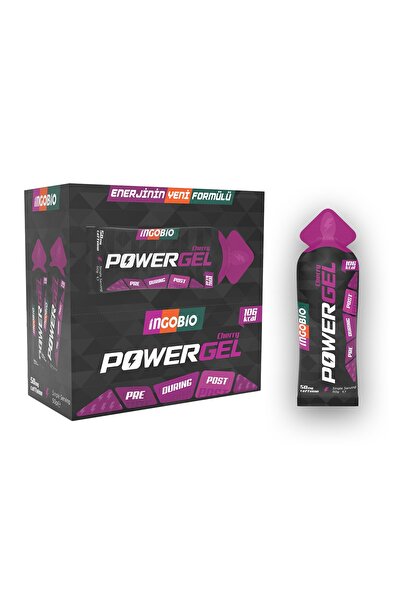 Ingobio PowerGEL Cherry + 50mg Caffeine Elektrolit İçeren Vişne Aromalı Kafei...