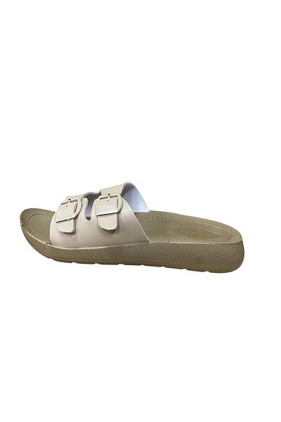 güven kundura Women's Double Buckle Slippers