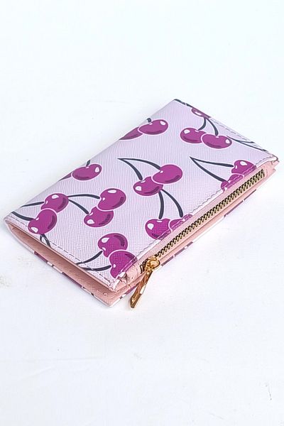 Ecrou Cherry Patterned Handbag Powder