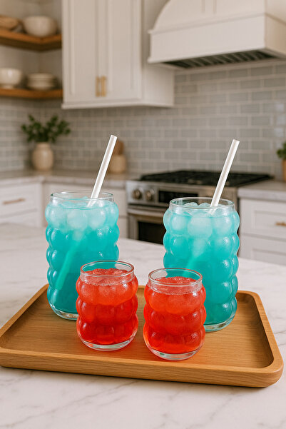 Elada Beton Bubble üzüm bardak 2 adet- ort