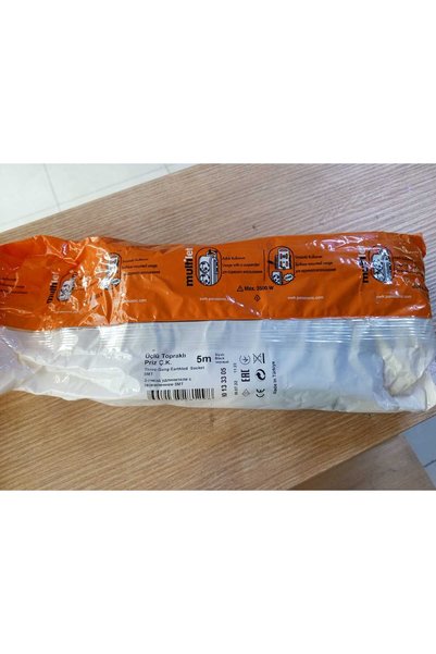 VİKO Multilet Kablolu Topraklı Üçlü Grup Priz Uzatma 5 Mt. (SİYAH)