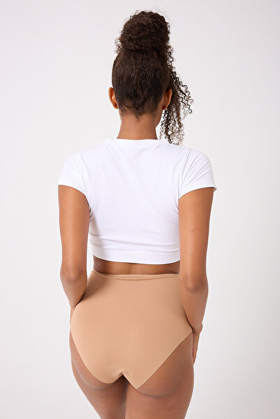 FOREVER MORE Ψηλόμεσο Laser Cut Bato Slip Panties Σλιπ φάντασμα