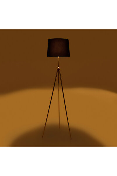 Evidea Lighting Manhattan Tripod Lambader - Siyah / Altın