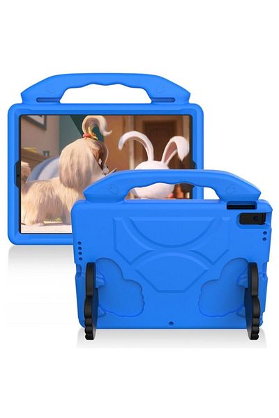 TEKNETSTORE Soft Silicone Kids Case with Stand for iPad 10.2 8th Generation and 9th Generation Tablet Compatible Case