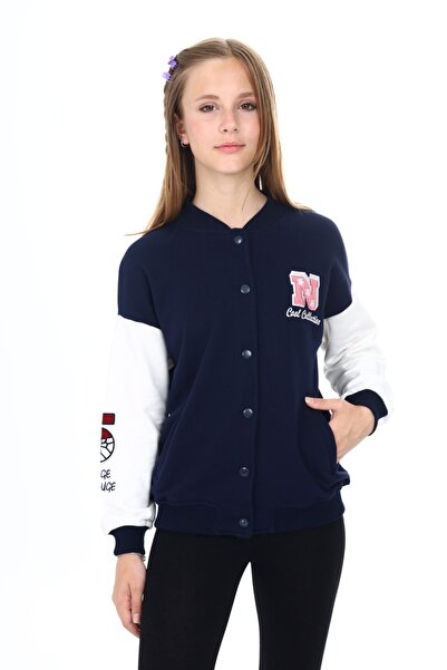 Toontoy Djevojački koledžski ovratnik Kopčanje na drukere Vez bez ramena Štam...