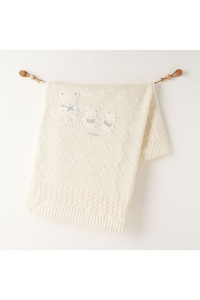 andywawa Baby Knitted Blanket Knitted Blanket 85X100